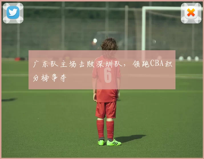 广东队主场击败深圳队，领跑CBA积分榜争夺